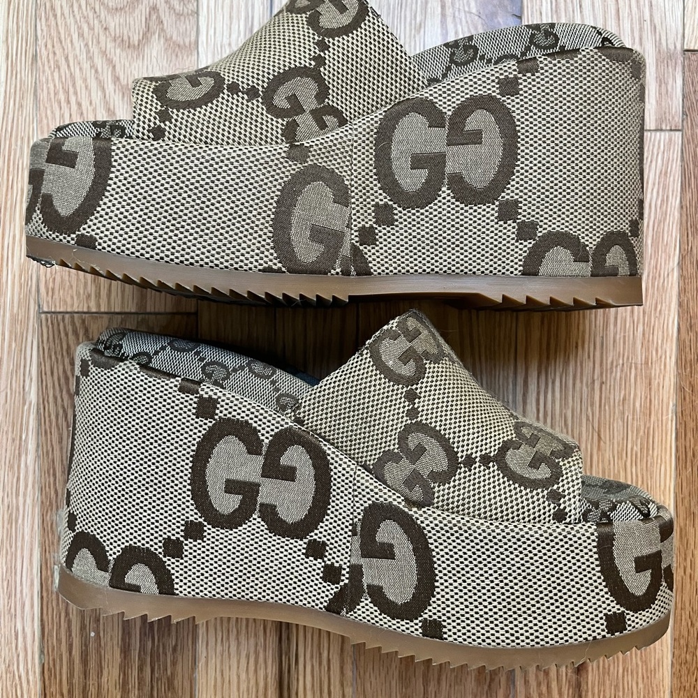 Gucci Platform Sliders